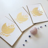 Image 3 of Greeting Card *Gold Moon*