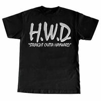 Image 1 of "Straight Outta Hayward" Shirt in Black ( Nation Colorway )