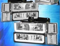 Image 3 of 94-98 C/K SILVERADO HEADLIGHTS WITH LED 