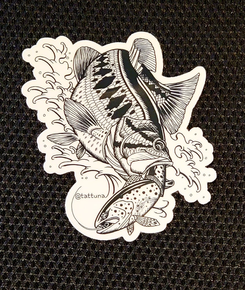 Image of Swimbait Bass sticker