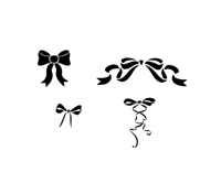 decorative bow pack
