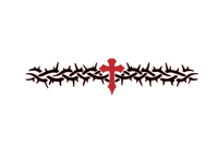 layered cross & torn tramp stamp