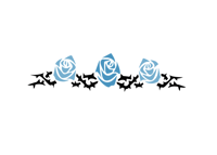 layered roses tramp stamp