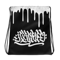 Image 2 of Justified Drips Drawstring Backpack