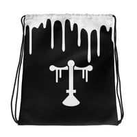 Image 1 of Justified Drips Drawstring Backpack