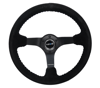 NRG Steering Wheel Black With Black Stitching