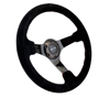 Nrg Steering Wheel Black Chrome with Red Stitching