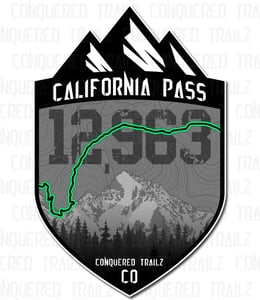Image of "California Pass" Trail Badge