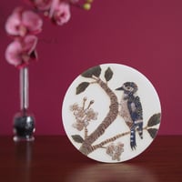 Image 4 of Spotted Woodpecker & blossom wall hanging