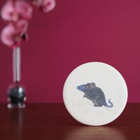 Image 4 of Woodland mouse ceramic wall hanging 