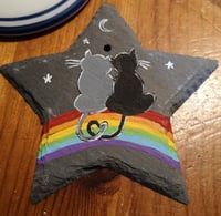 Image 2 of Rainbow cats on star