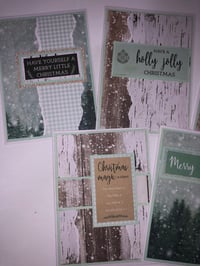 Image 3 of MINT WISHES CHRISTMAS CARD SET
