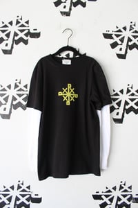 Image of when it’s rains long sleeve in blk/wht