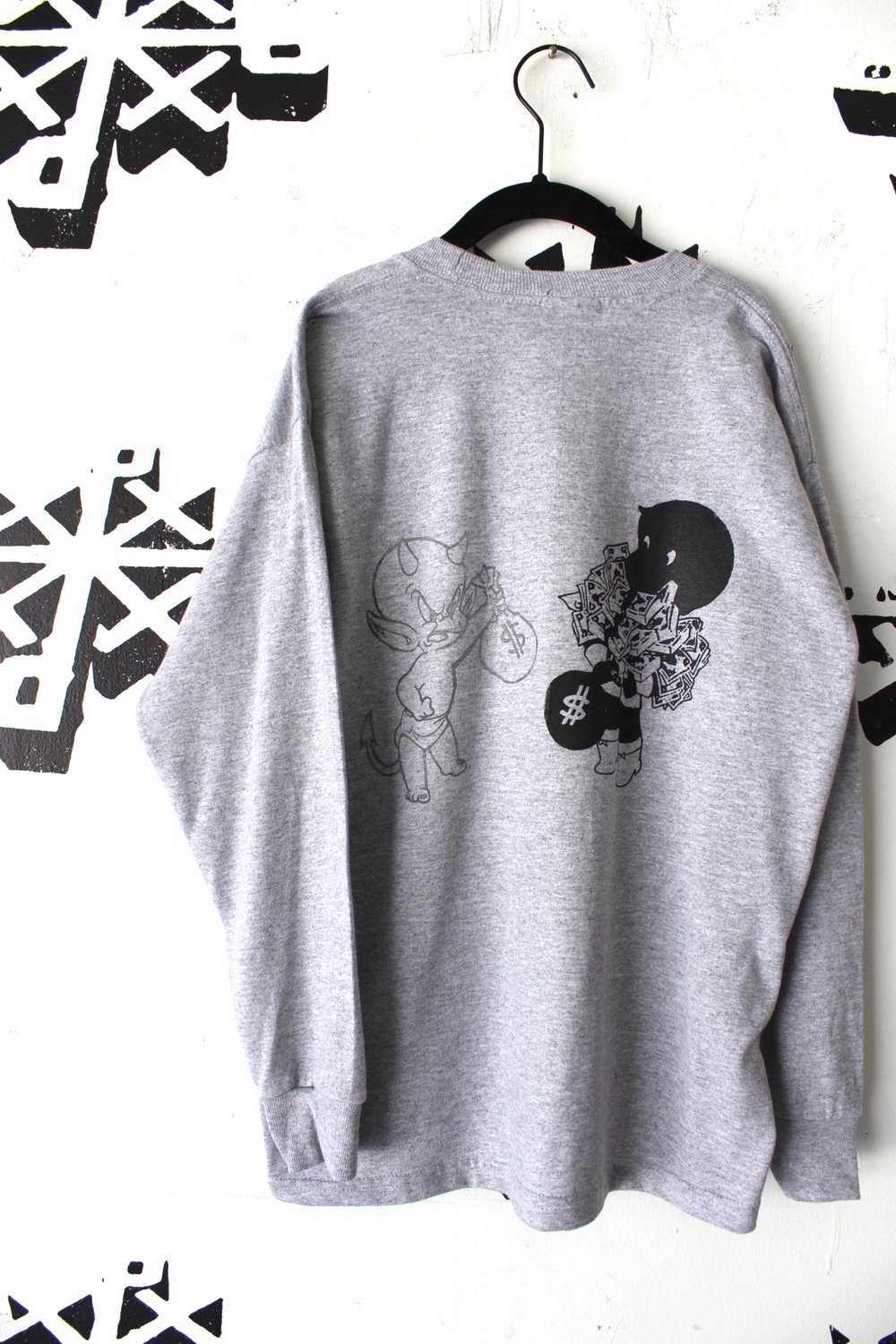 reperation$ long sleeve in gray 