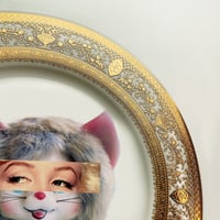 Image 3 of Eyeconic - Marilyn Monroe Kitsch Face - Large Fine China Plate - #0743