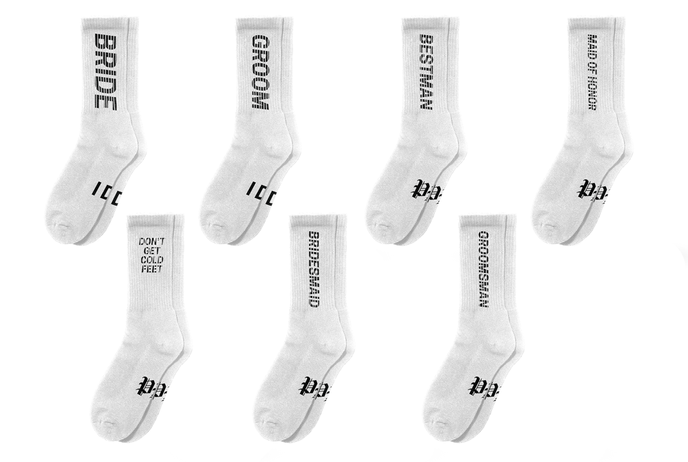 PB Wedding Party Sock Collection 