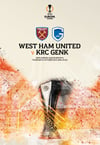 West Ham United v KRC Genk 21.10.21 *Including UK Postage £4.99