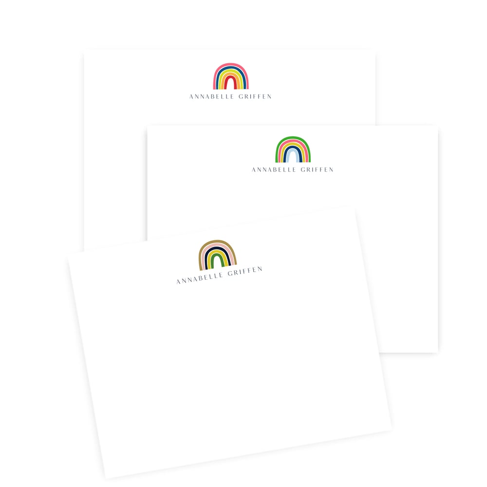 Image of Rainbow Notecards
