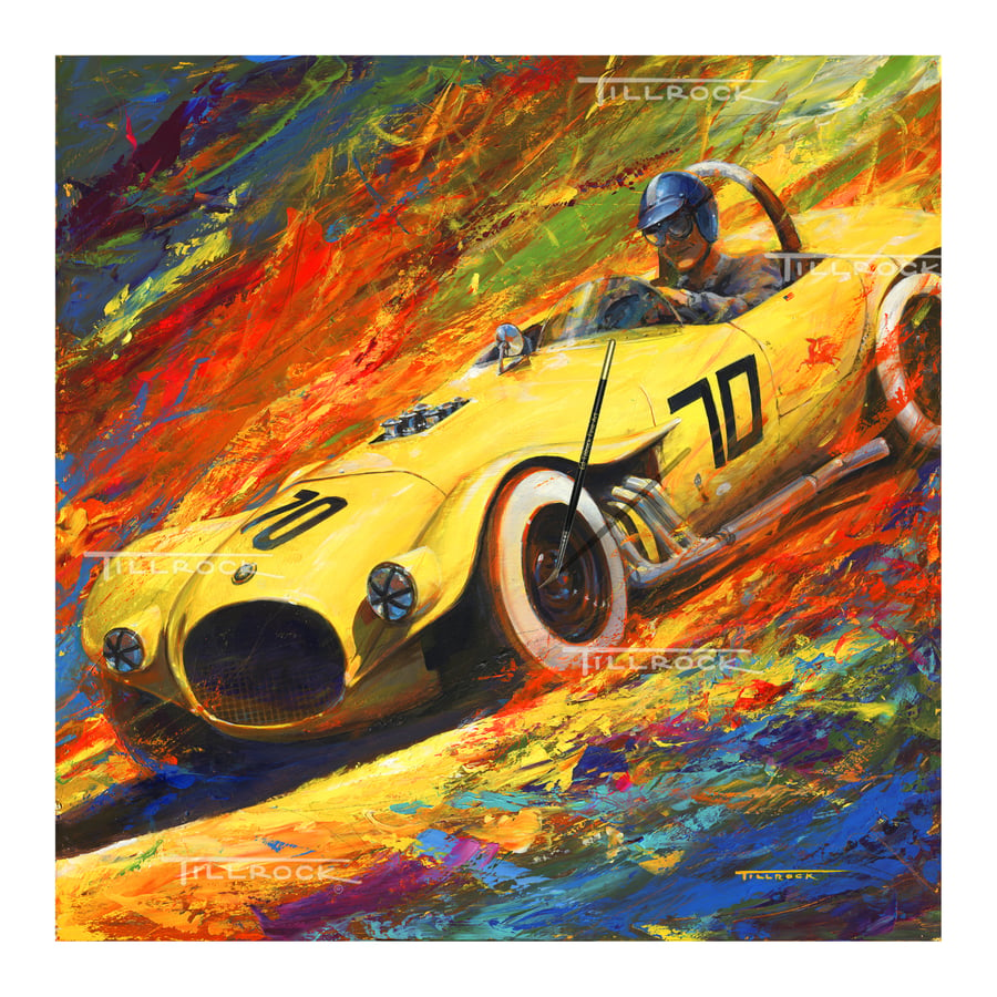 Image of "Old Yeller II"  (24x24) Signed & Numbered Giclee' Prints