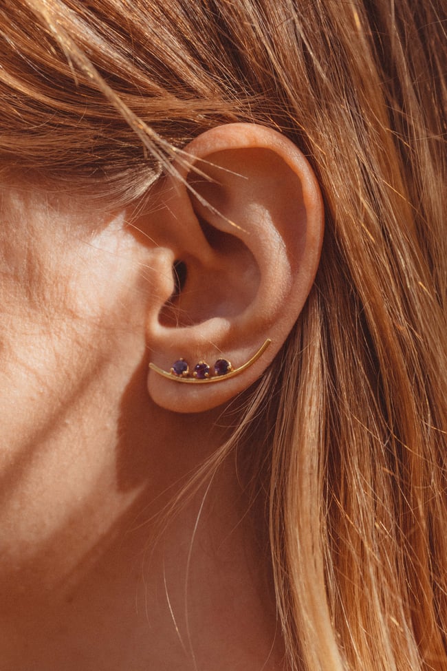 JUPITER EARCUFF AMETHYSTE 