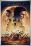 Dune Cast Signed 12x8