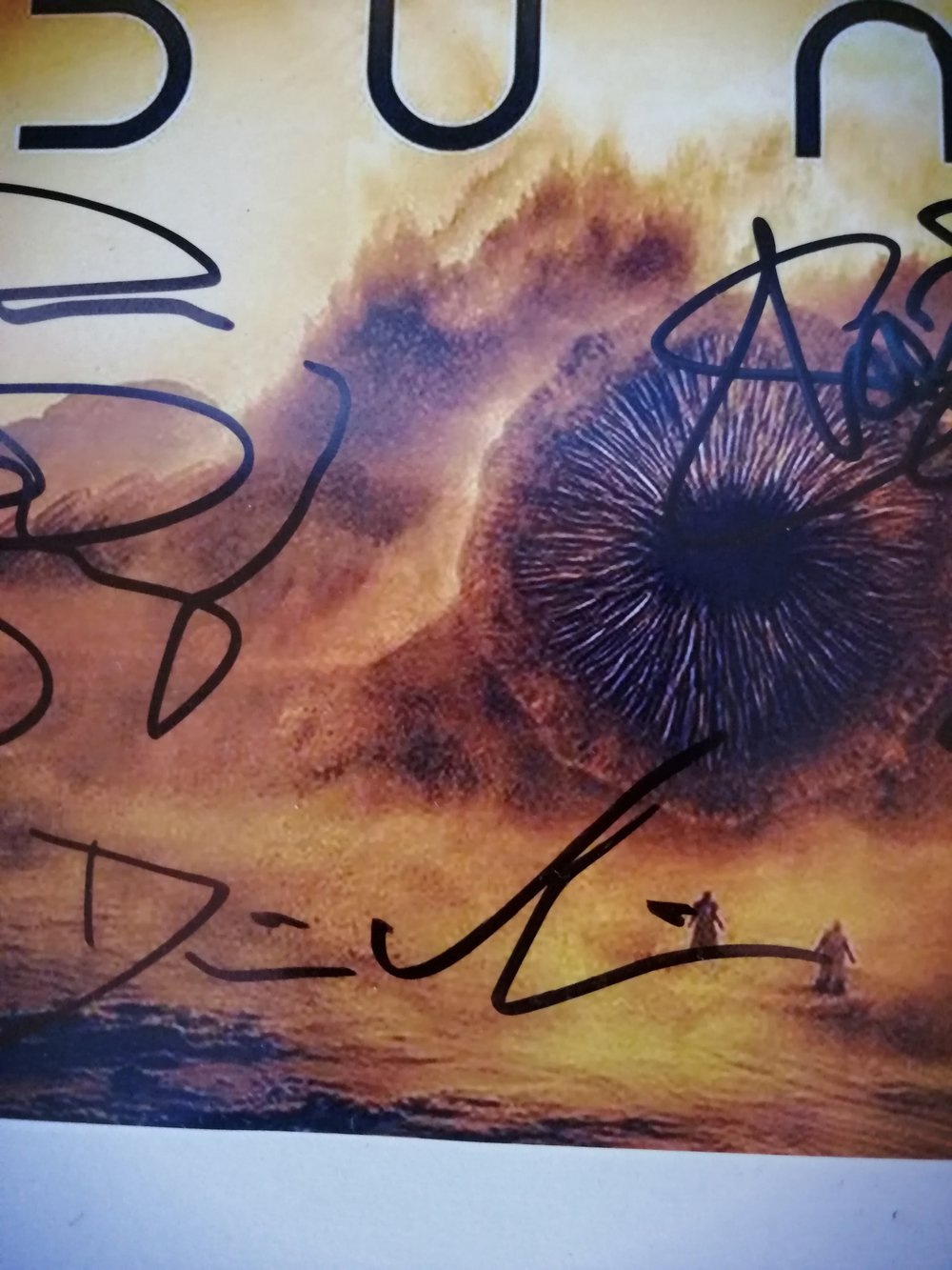Dune Cast Signed 12x8