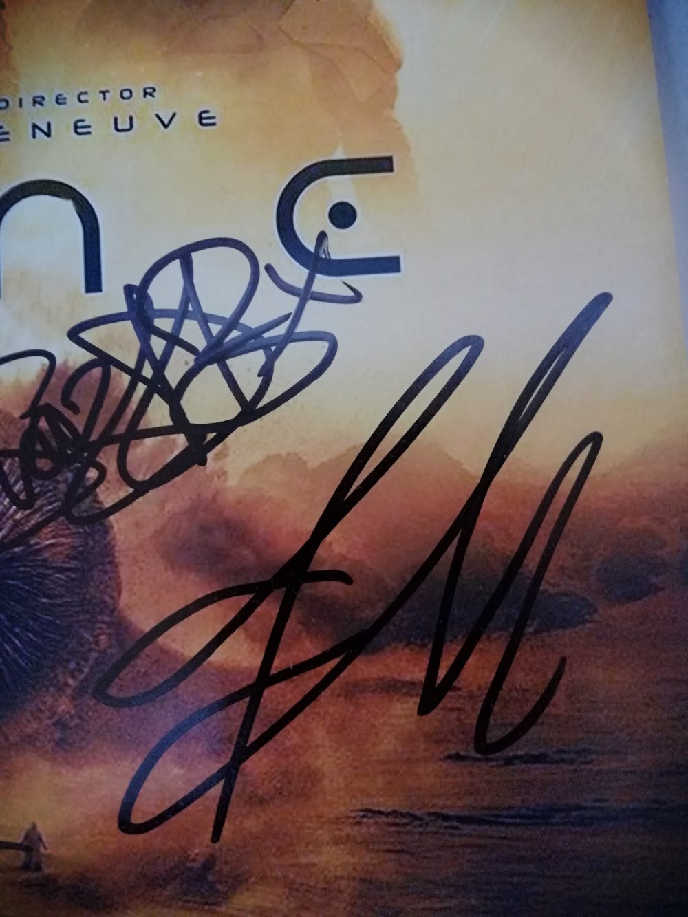 Dune Cast Signed 12x8