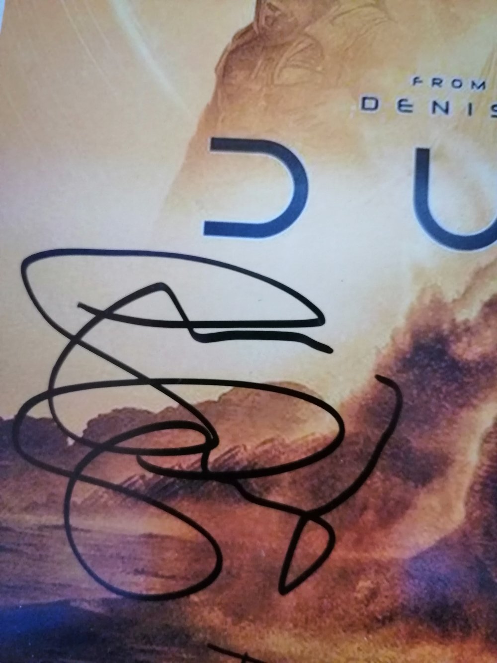 Dune Cast Signed 12x8