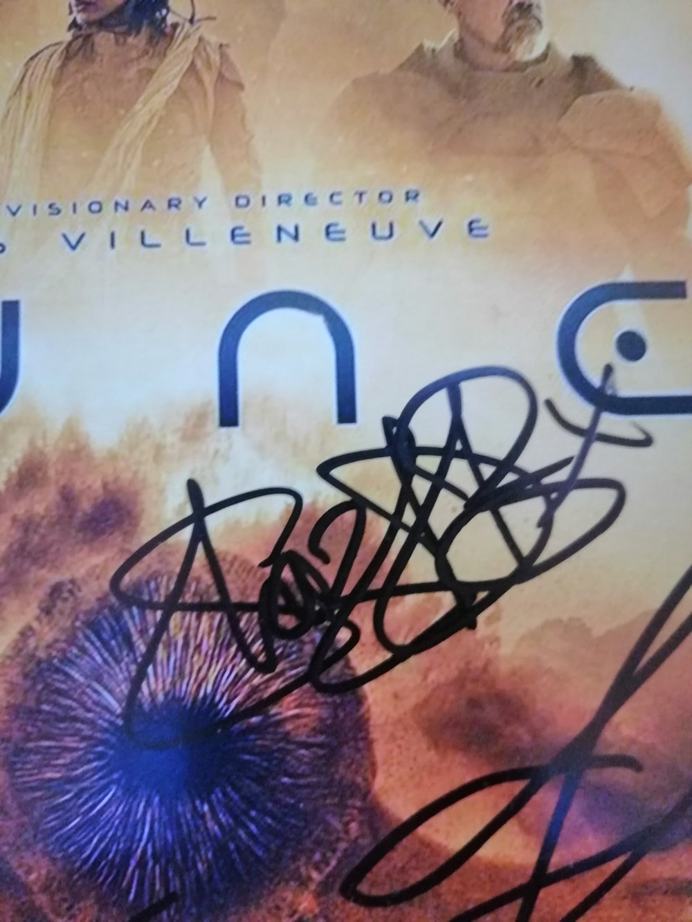 Dune Cast Signed 12x8