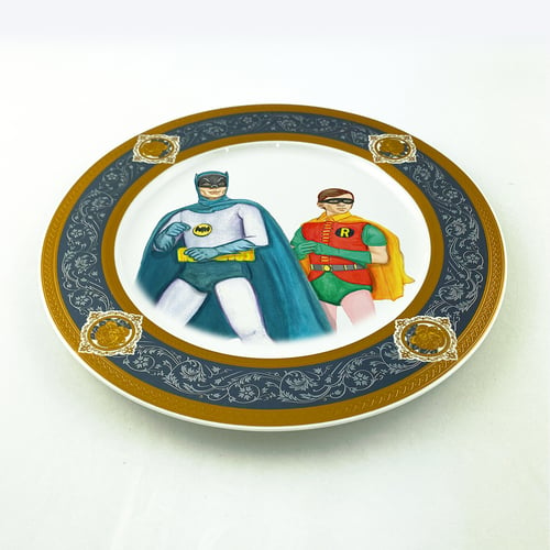 Image of Vintage Heroes - Large Fine China Plate - #0773