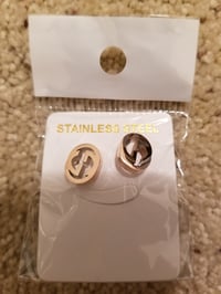 Image 1 of Gucci Earrings Rose Gold 2021