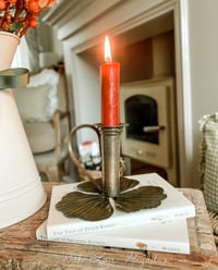 Image 1 of SALE! Brass Petal Candlestick