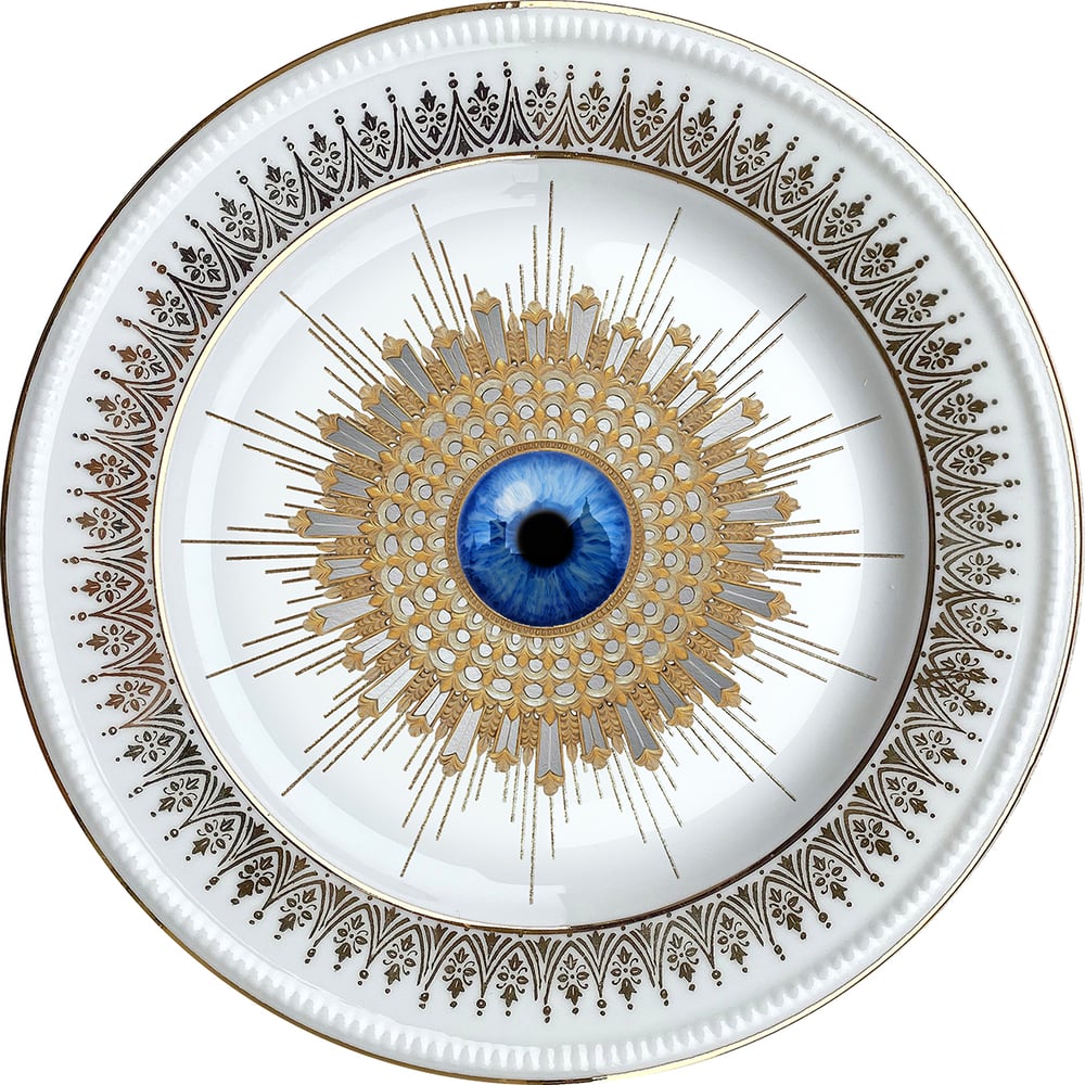 Image of Firenze Burst - Vintage Limoges Porcelain Plate - #0717