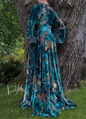 Catherine Dlish Robeelegant Sheer Maternity Robe - Solid Polyester  Floor-length For Photoshoots