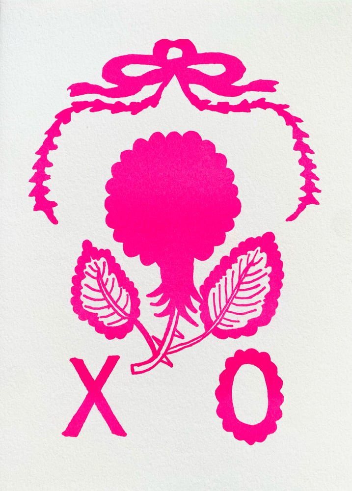 Image of Pink XO Print /Card