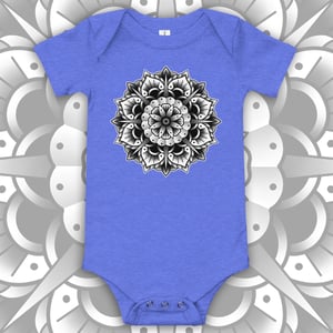 Image of MANDALA BABY GROW. 3-18 MONTHS