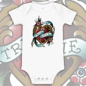 Image of TRUE LOVE BABY GROW. 3-18 MONTHS