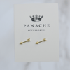 Gold Arrow Studs