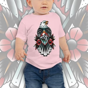 Image of EAGLE BABY TEE. 6-24 MONTHS