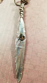 Image 2 of Copper Feather With Smoky Quartz 
