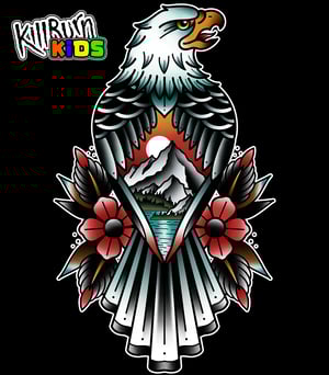 Image of EAGLE BABY TEE. 6-24 MONTHS