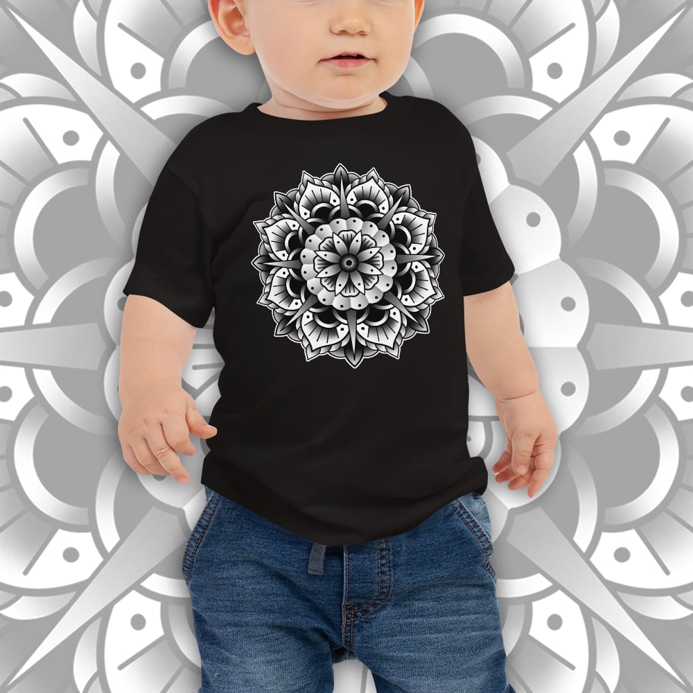Image of MANDALA BABY TEE. 6-24 MONTHS