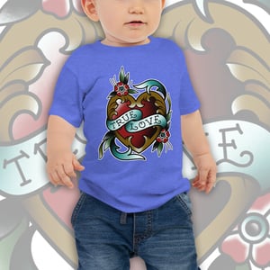 Image of TRUE LOVE BABY TEE. 6-24 MONTHS