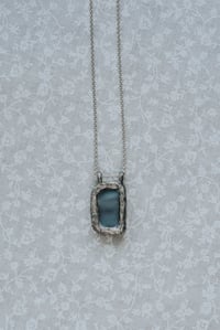 Image 2 of Tiny Window Glass Necklace
