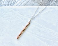 Image 1 of Copper Bar Minimalist Necklace