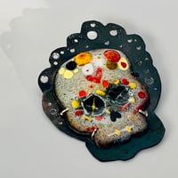 Image 3 of Large Catrina brooch