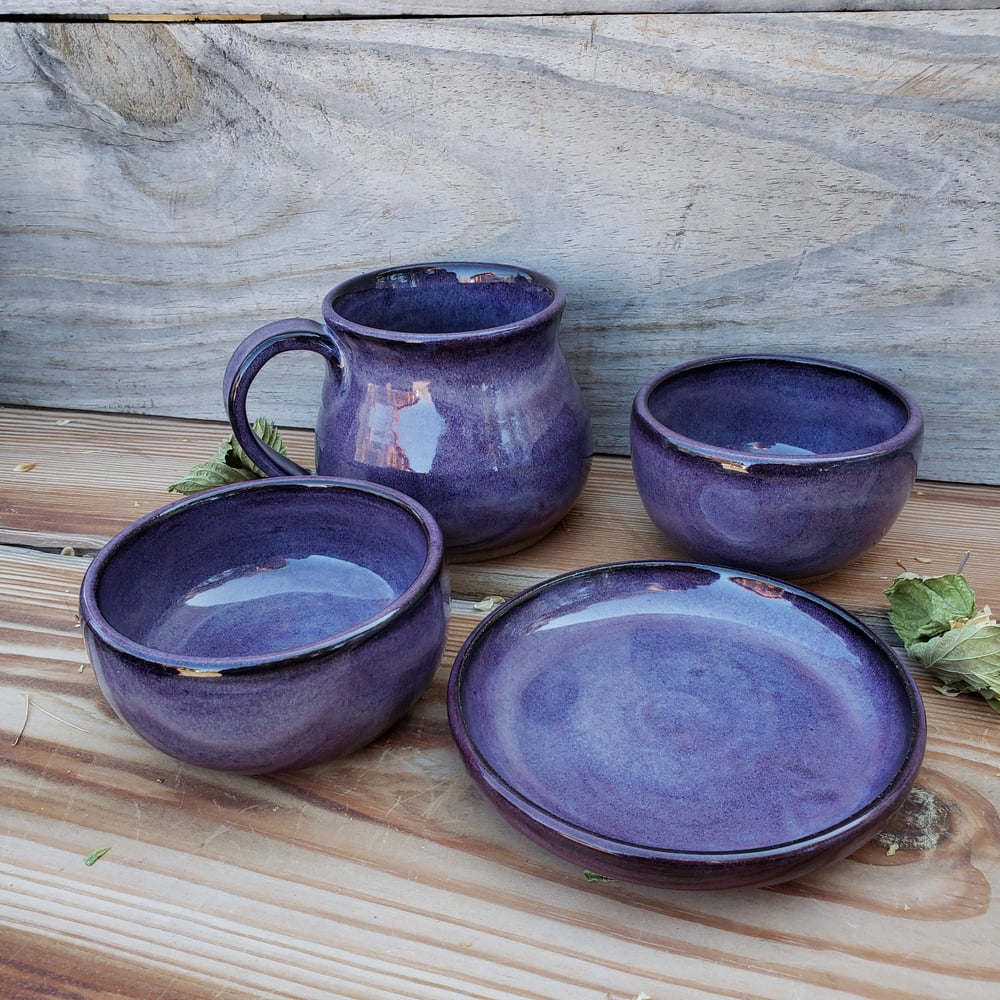 Image of Me Time 4-piece set: Huckleberry (Purple) 10/21