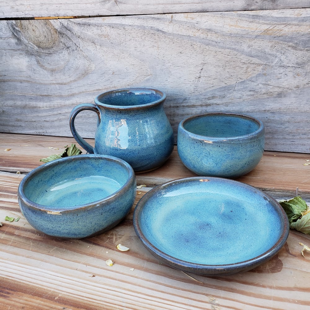 Image of Me Time 4-piece set: Glacial Waters ( Turquoise) 10/21