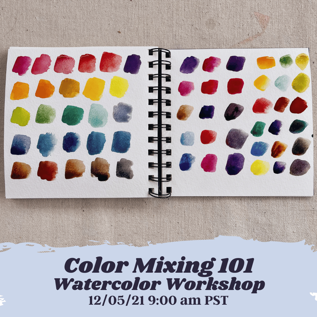 Image of Watercolor Workshop  - The Basics of Color Mixing