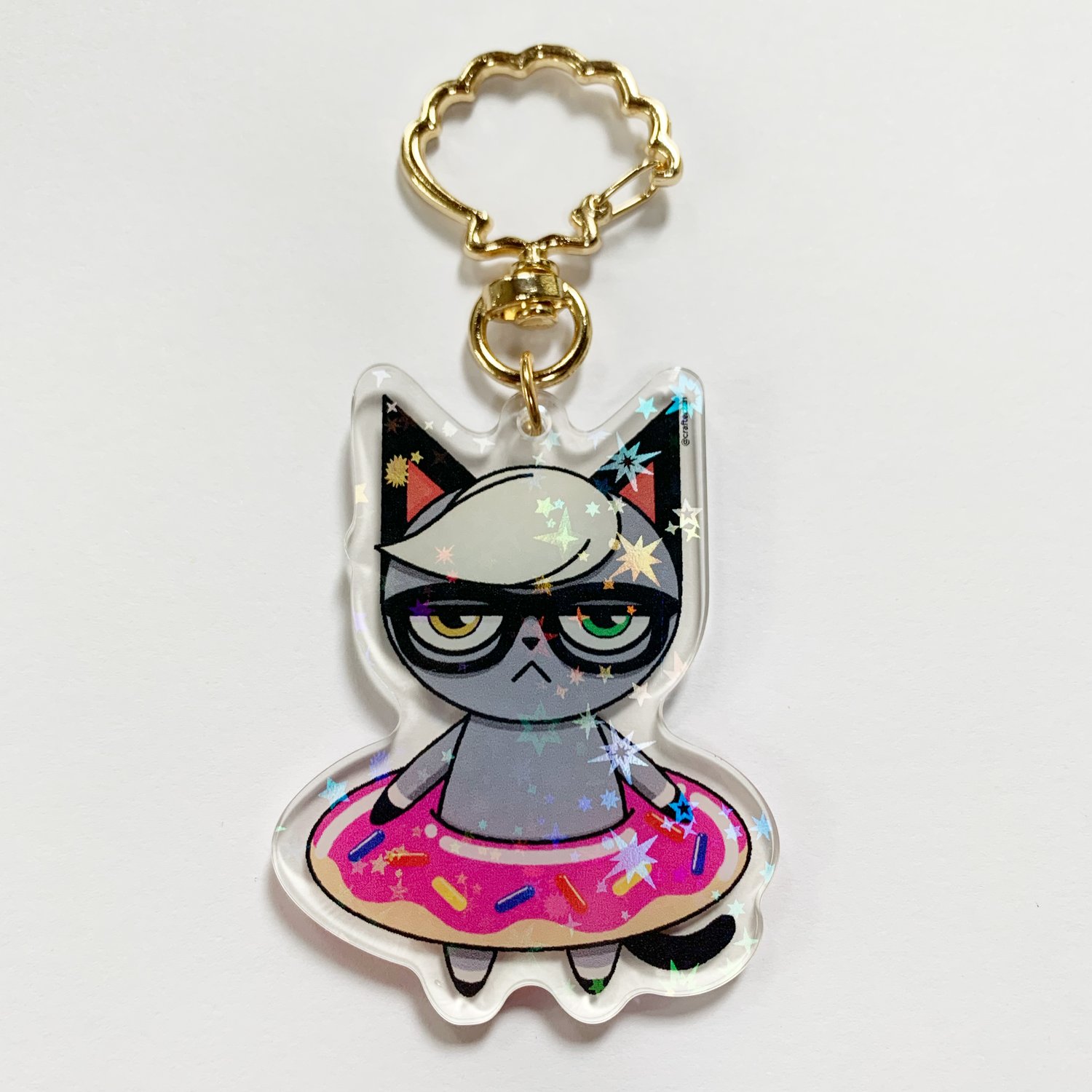 Image of Ray Ray at the Beach Acrylic Keychain